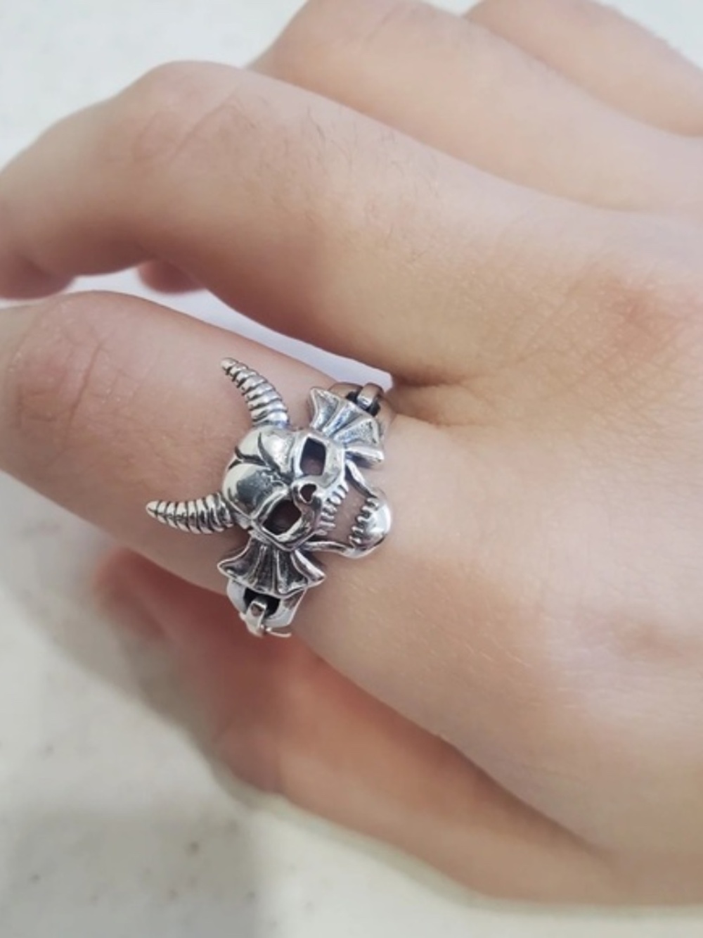 1pcs Stranger HFC Ring 8 Things Horror ALE Ring Sterling Silver Demogorgon